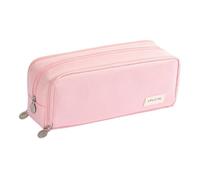 Estuche para lápices, bolsa de 3 compartimentos, tela Oxford impermeable | Mide 23,50 x 9,50 x 7,49 cm, cuenta con cierre de cremallera suave, bolsa de almacenamiento multiusos para escuela, oficina