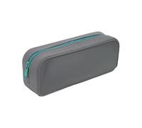 Estuche para lápices, bolsa de silicona ligera, plegable, organizador de bolígrafos, bolsa de almacenamiento escolar a la moda para marcadores, resaltadores y suministros de arte