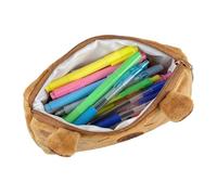 Estuche para lápices Capybara - Soporte Delgado de 20x13 cm, con Cremallera de Material de Felpa, Organizador de papelería de Dibujos Animados para bolígrafos, marcadores, Notas | de almac