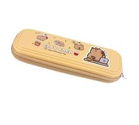 Estuche para lápices Carpincho,Estuche para lápices Carpincho,Linda bolsa porta bolígrafos | Estuche grande para lápices, bonito estuche para lápices de capibaras, útiles escolares para estudiantes