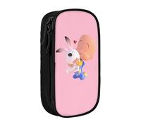 Estuche para lápices Cleo y Cuquin con cremallera, estuche para bolígrafos de gran capacidad, estuche organizador para guardar artículos de papelería, estuche para maquillaje, estuche para oficina, ma