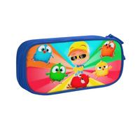 Estuche para lápices Cleo y Cuquin con cremallera, estuche para bolígrafos de gran capacidad, estuche organizador para guardar artículos de papelería, estuche para maquillaje, estuche para oficina, ma