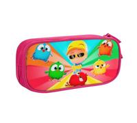 Estuche para lápices Cleo y Cuquin con cremallera, estuche para bolígrafos de gran capacidad, estuche organizador para guardar artículos de papelería, estuche para maquillaje, estuche para oficina, ma