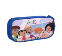 Estuche para lápices Cleo y Cuquin con cremallera, estuche para bolígrafos de gran capacidad, estuche organizador para guardar artículos de papelería, estuche para maquillaje, estuche para oficina, ma