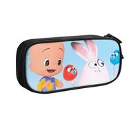 Estuche para lápices Cleo y Cuquin con cremallera, estuche para bolígrafos de gran capacidad, estuche organizador para guardar artículos de papelería, estuche para maquillaje, estuche para oficina, ma