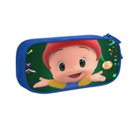 Estuche para lápices Cleo y Cuquin con cremallera, estuche para bolígrafos de gran capacidad, estuche organizador para guardar artículos de papelería, estuche para maquillaje, estuche para oficina, ma