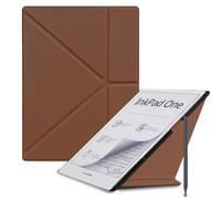 Estuche para lápices Compatible con Pocketbook InkPad One 10,3" PB1030 | Para Para PB1030-8-WW-B, Soporte Plegable en Y, Parte Trasera de PC Rígido(Brown)