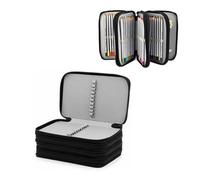 Estuche Para Lápices Con 72 Ranuras, Estuche Para Lápices Con Cremallera, 4 Capas, Bolsas Para Lápices De Gran Capacidad, Portalápices De Colores De Tela Oxford Para Niños, Bolsa Profesional Para Bolí