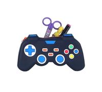 Estuche para lápices con controlador de juego, estuche de gran capacidad, estuche para lápices para niños y niñas, estuche para lápices para niños, organizador escolar de gran capacidad, Black, Refer