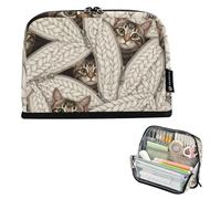 Estuche para lápices con cremallera, bolsa de almacenamiento para lápices, bolsa para bolígrafos para el aula, bolsa colorida para niños, para el regreso a clases, adultos, suministros de oficina