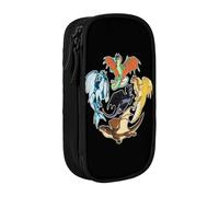 Estuche para lápices con cremallera Wi-ngs of Fire, estuche para lápices de gran capacidad, estuche para lápices, organizador de almacenamiento, estuche para maquillaje, estuche para oficina, material