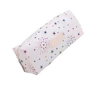 Estuche para lápices con cremallera y estampado de estrellas, organizador de papelería de poliéster para útiles escolares, estuche para lápices con cremallera, organizador de papelería, bolsa de de