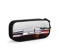 Estuche para lápices con cuerdas de violín orquestal, gran capacidad, soporte para bolígrafos, suministros escolares, organizador de almacenamiento para oficina, estudiantes, niñas y niños