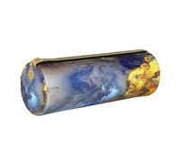 Estuche para lápices con diseño de nubes, estuche para bolígrafos para mujer, caja de transporte sencilla para adultos con cremallera suave, duradero, ligero para organizador de oficina, bolsa de alma