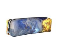 Estuche para lápices con diseño de nubes, estuche para bolígrafos para mujer, caja de transporte sencilla para adultos con cremallera suave, duradero, ligero para organizador de oficina, bolsa de alma