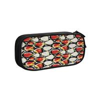 Estuche para lápices con efecto de manchas colorido geométrico de colores, gran capacidad, soporte para bolígrafos, suministros escolares, organizador de almacenamiento de papelería para oficina, estudiantes, niñas y niños