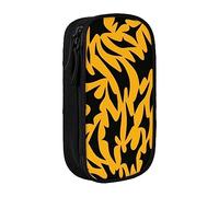 Estuche para lápices con estampado de tigres de gran capacidad, bolsa de almacenamiento con doble cremallera, color, 5.0cm*10.5cm*20.5cm, Estuche para lápices