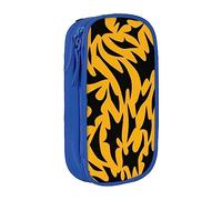 Estuche para lápices con estampado de tigres de gran capacidad, bolsa de almacenamiento con doble cremallera, color, 5.0cm*10.5cm*20.5cm, Estuche para lápices