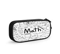 Estuche para lápices con fórmula matemática, gran capacidad, soporte para bolígrafos, suministros escolares, papelería, organizador de almacenamiento para oficina, estudiantes, niñas y niños