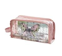 Estuche para lápices con Gran Capacidad, Estuche for lápices Paquete de 2 Multicolor 20x5,5x9cm(Pink (2))