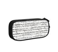 Estuche para lápices con partituras de música, gran capacidad, soporte para bolígrafos, suministros escolares, organizador de almacenamiento de papelería para oficina, estudiantes, niñas y niños