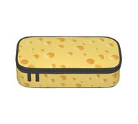 Estuche para lápices con patrón de queso amarillo, bolsa de lápices de gran capacidad, bolsa de cosméticos pequeña para mujeres y hombres, color, 5.0cm*10.5cm*20.5cm, Estuche para lápices