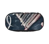 Estuche para lápices con texto en inglés "I Love You Words with Hearts" (texto en inglés "I Love You Words with Hearts", espacioso, bolsa para bolígrafos, cremallera, Negro, One Size, Lindo