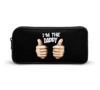 Estuche para lápices con texto en inglés «I'm The Daddy», bonito estuche organizador para viajes, oficina