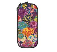 Estuche para lápices Cultura de gran capacidad Escamas de sirena coloridas Textura Estuche para lápices Estuche para bolígrafos para la escuela media / secundaria Oficina Universidad Adulto Niña y n