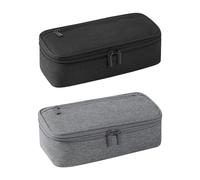 Estuche Para Lápices De 2 Piezas, Estuche Para Lápices De Color Sólido Simple, Estuche Para Lápices De Gran Capacidad, Bolsas De Almacenamiento Multifuncionales, Útiles De Oficina Y Escolares