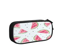 Estuche para lápices de agua de verano con sandía de melón, gran capacidad, soporte para bolígrafos, suministros escolares, organizador de almacenamiento para oficina, estudiantes, niñas y niños