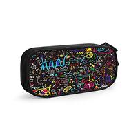Estuche para lápices de álgebra con fórmulas físicas, gran capacidad, soporte para bolígrafos, suministros escolares, papelería, organizador de almacenamiento, regalo para escuela secundaria, oficina, estudiante, niña, niño