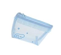 Estuche para lápices de alta capacidad, con encaje, portátil, organizador de documentos, para estudiantes, profesional, elegante, de malla, para suministros escolares