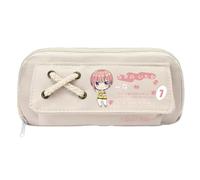 Estuche para lápices de anime Nakano Ichika Figura Pen Case Nakano Nino Merch Back to School Anime Pencil Case Estuche Estuche Estuche para Niños, tipo 13, 21*11cm, Estuche para bolígrafos de anime