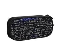 Estuche para lápices de astronomía, matemáticas, fórmulas espaciales, bolsa de lápices de gran capacidad, estuche organizador de escritorio para niños, niñas, niños, estudiantes, suministros de