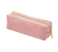 Estuche para lápices de bolígrafos estética con Cremallera y Organizador de | Estuche con cremallera de lápices Universidad arte trabajo oficina mochila notas adhesivas goma regla rotula