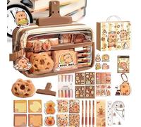 Estuche Para Lápices De Capibara | Estuche Escolar Bonito De Animal Capibara - Organizador de Bolígrafos Gran Capacidad para Adolescentes Niños Niñas Estudiantes de Primaria Secundaria y Kindergarten