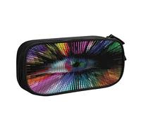 Estuche para lápices de colores con forma de ilusión óptica de gran capacidad, estuche para bolígrafos, organizador de escritorio para niños Gir, color, 5.0cm*10.5cm*20.5cm, Estuche para lápices