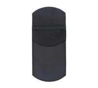 Estuche para lápices de cuero, estuche para lápices pequeño, Portatodo de piel Multicolor 16,5x7,8cm(Noir)