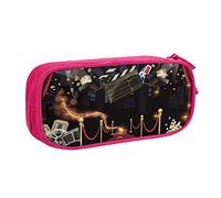Estuche para lápices de fiesta de noche de cine para niñas y niños, bolsa grande para lápices, organizador de papelería escolar, bolsa de cosméticos para, color, 5.0cm*10.5cm*20.5cm, Estuche para