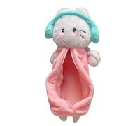 Estuche Para Lápices De Gato, De Almacenamiento De Papelería De Felpa | Estuche Para Bolígrafo Con Diseño De Gato Con Auriculares Y Cremallera | Para Niños Estudiante Universidad Papelería Organ