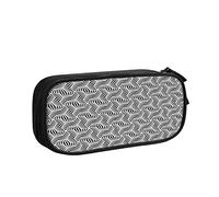 Estuche para lápices de geometría moderna hexagonal, gran capacidad, soporte para bolígrafos, suministros escolares, organizador de almacenamiento de papelería para oficina, estudiantes, niñas y niños