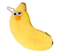 Estuche para lápices de gran capacidad, bolígrafo de plátano de dibujos animados para estuche, bolsa organizadora de maquillaje lavable, bolsa de almacenamiento de cosméticos para niños y, de