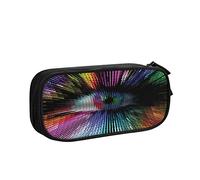 Estuche para lápices de gran capacidad, bolsa de lápices de colores coloridos, bolsa de lápices de ilusión óptica, soporte para bolígrafos de oficina, bolsa de papelería para niñas, niños y adultos