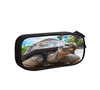 Estuche para lápices de gran capacidad, bolsa de lápices de tortuga de isla, bolsa de lápices de oficina, organizador de papelería para niñas B, color, 5.0cm*10.5cm*20.5cm, Estuche para lápices