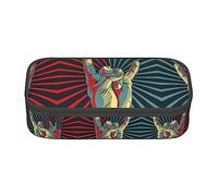 Estuche para lápices de gran capacidad, bolsa de tela Oxford duradera para suministros escolares y de oficina, impresión de cachorro dálmata, Rock And Roll, Talla única, Organizador de bolsas