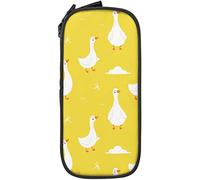 Estuche para lápices de gran capacidad, bonito estuche amarillo de pato, para escuela media/secundaria, oficina, universidad, adultos, niñas y niños, color, 5.0cm*10.5cm*20.5cm, Estuche para lápices