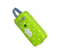 Estuche para lápices de gran capacidad, compartimentos espaciosos, bolsas de nailon para bolígrafos, resistente al agua, organizador de bolígrafos, bolsa de maquillaje de viaje, diseño de gran