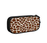 Estuche para lápices de gran capacidad, con estampado de jirafa, 9 lápices, organizador de bolígrafos, bolsa de papelería para niñas, niños y adultos, 2 unidades