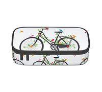 Estuche para lápices de gran capacidad con impresión de lámpara de baile, estuche para bolígrafos, bolsa de papelería simple, organizador de oficina universitaria, color, 5.0cm*10.5cm*20.5cm, Estuche